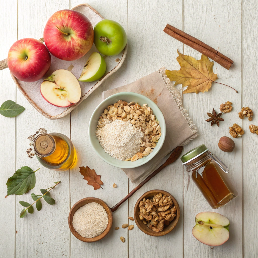 Ingredients for a Healthy Apple Crisp