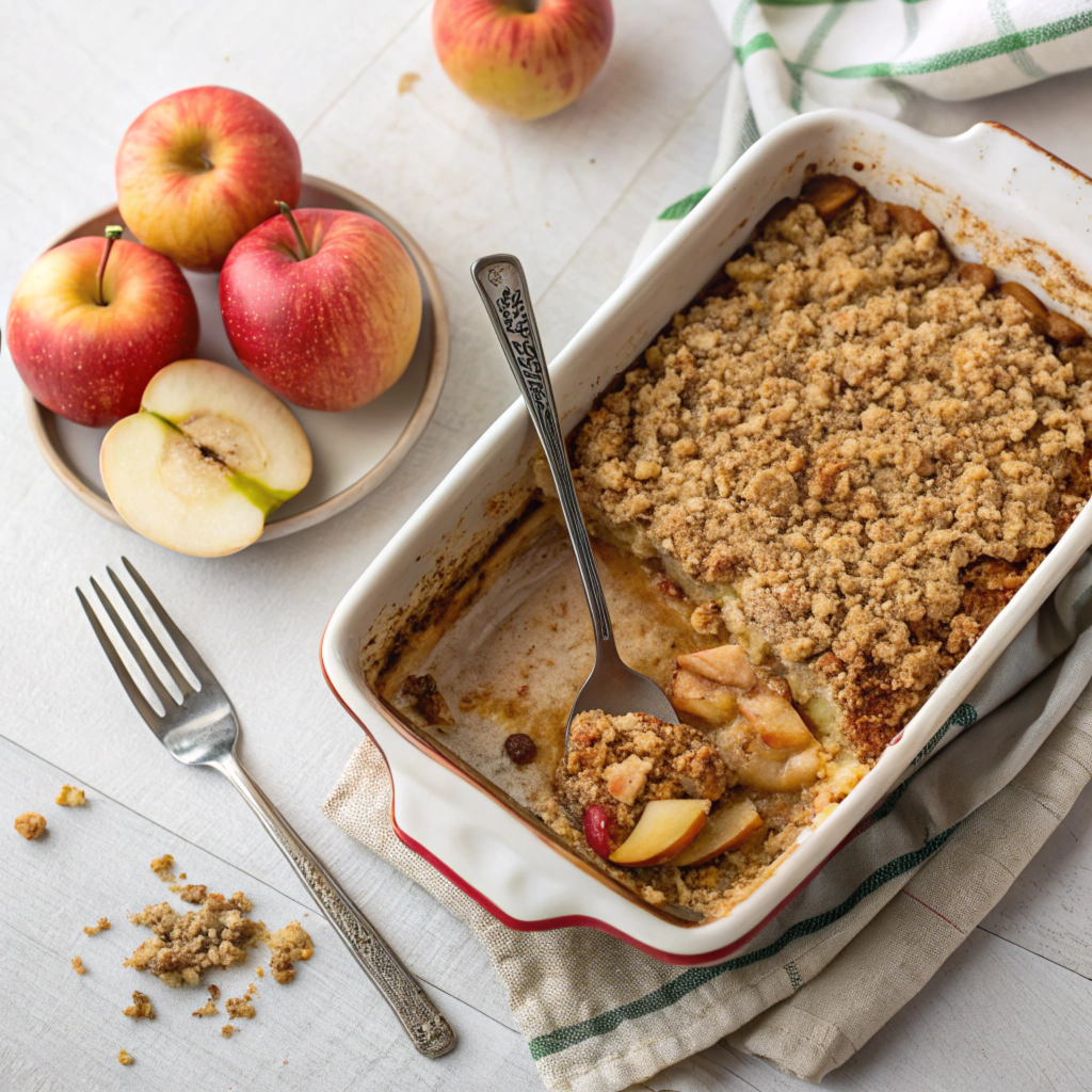 How to Make Healthy Apple Crisp