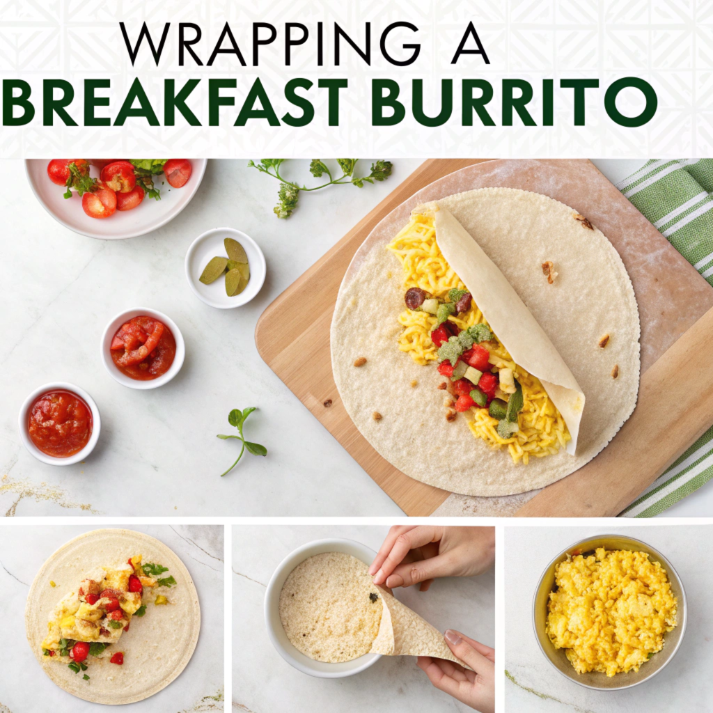 Wrapping Breakfast Burritos for Freezer Storage