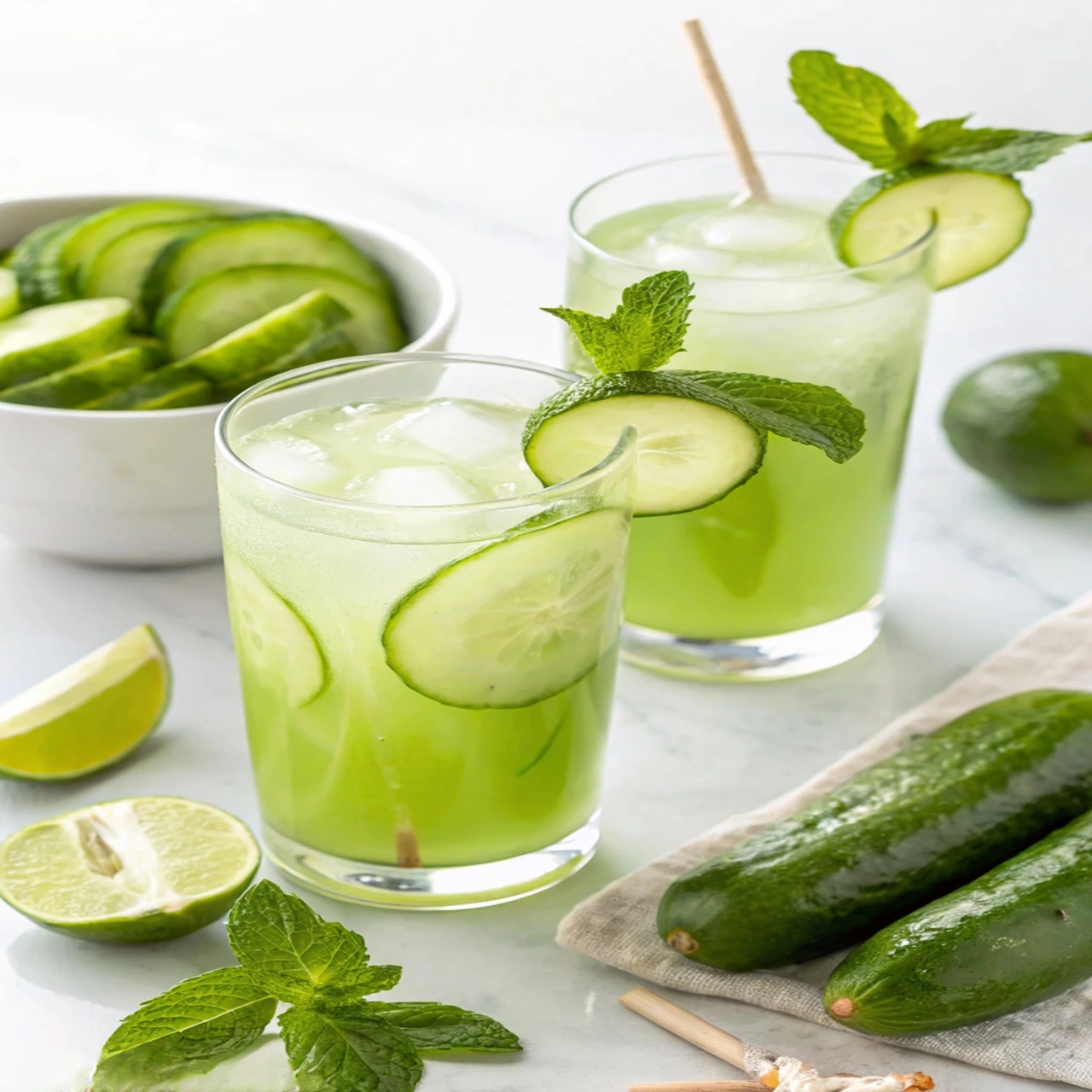 Cucumber Lime Refresher – A Refreshing and Healthy Drink