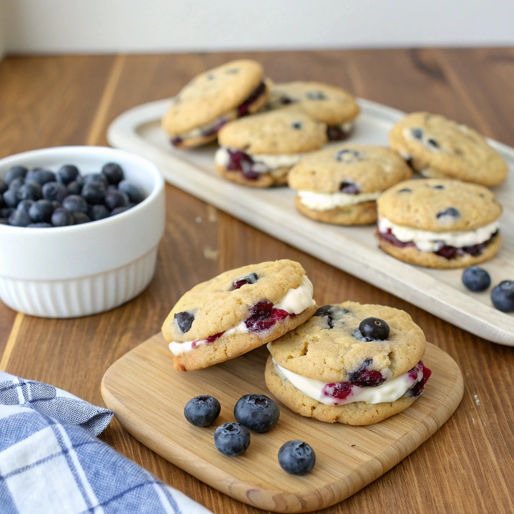 Blueberry Cheesecake Cookies – Soft, Chewy & Irresistible Treat