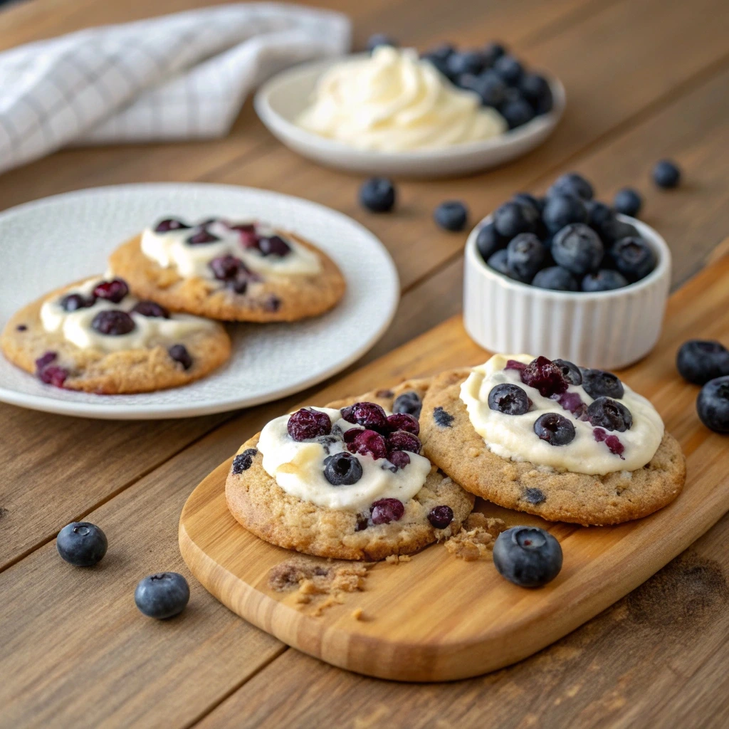 Blueberry Cheesecake Cookies